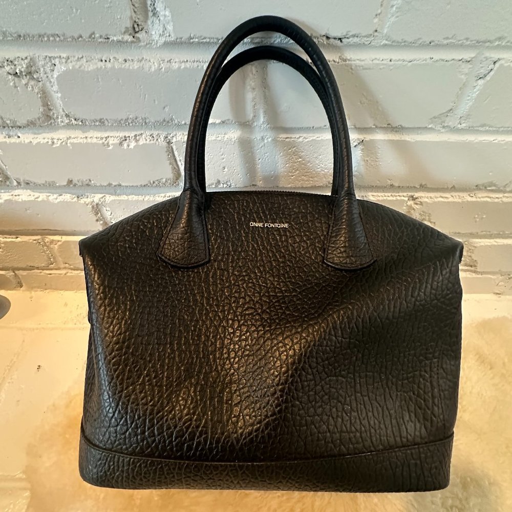 Anne Fontaine Pebbled Handbag